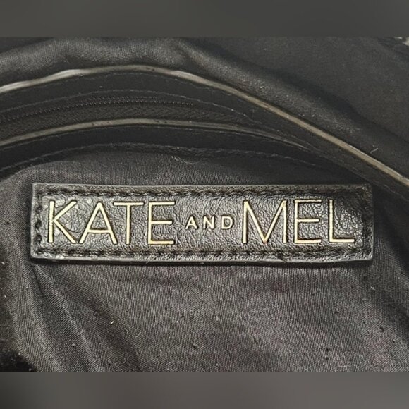 Kate and Mel Black Faux Leather Purse - Picture 13 of 14